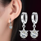 1Pair Fashionable Five-pointed Star Earrings Elegant Earrings Wedding Jewelr BII