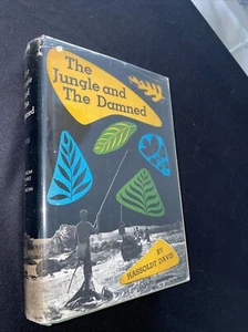vtg Brazil Expedition HASSOLDT DAVIS ~ THE JUNGLE AND THE DAMNED 1ST HC DJ 1952 - Bild 1 von 13
