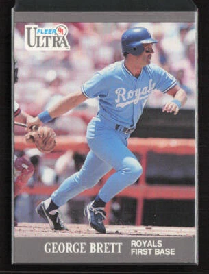 1991 Ultra #144 George Brett Kansas City Royals - Image 1 of 2