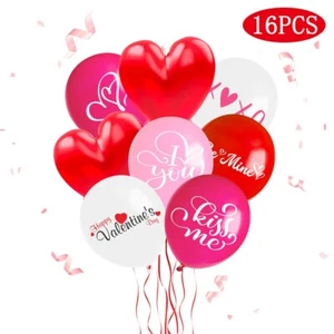 Decoraciones del Día de San Valentín, globos del Día de San Valentín 16 piezas - Imagen 1 de 1