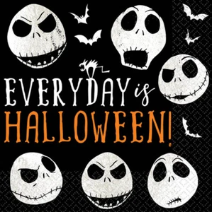 NIGHTMARE BEFORE CHRISTMAS Halloween Party dessert/cake napkins OR lunch size - Picture 1 of 2