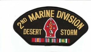 2nd Marine Division Desert Storm Hat Patch - Picture 1 of 1