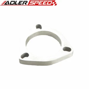 3-Bolt 2.25" inch SS304 Slotted Flange Exhaust Downpipe Pipe Catback Header - Picture 1 of 3