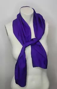 Fashion Solid Purple Scarf Wrap Purple - Picture 1 of 6