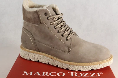 Marco Tozzi Women's Boots 26255 Ankle Boots Lace-Up Boots Taupe - Image 1 of 4