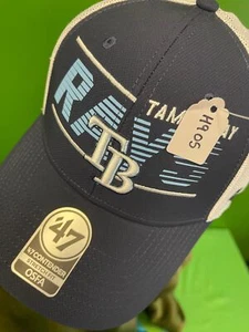 MLB Tampa Bay Rays '47 Contender Mesh Stretch Hat/Cap OSFM NWT - Picture 1 of 7