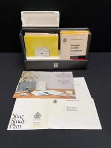 Linguaphone German Learning Course On Vinyl Records With Books Vintage - Picture 1 of 6