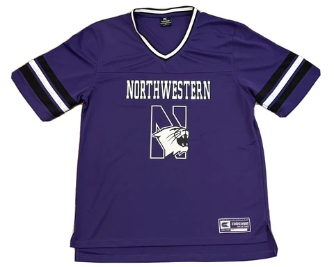 Northwestern University Wildcats Purple Jersey Colosseum Sports Adult XL Cover