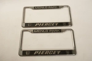 Piercey Cadillac Menlo Park License Plate Frame (UG1/JSF6)Pair Frames California - Bild 1 von 6