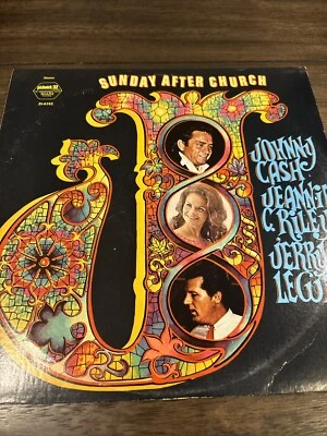 Johnny Cash, Jerry Lee Lewis, Jeannie C Riley SUNDAY AFTER CHURCH, LP record, VG Foto 1 de 4
