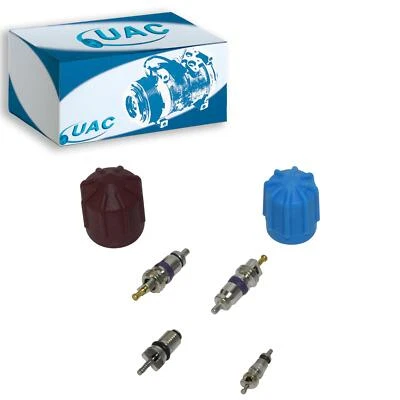 UAC A/C System Valve Core and Cap Kit For 2007-2013 Jaguar XK - Image 1 of 2