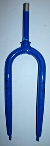 Framed Fat Bike Fork 29" 29er 11/8" Threadless 195mm 1124g Blue Disc USA Shipper - Picture 1 of 17