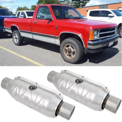Par convertidor catalítico de 2,5" de alto rendimiento de flujo para Dodge Dakota 97-11 Foto 1 de 4