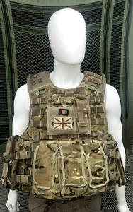 British army - Osprey mk4 body armour - with fillers - used in Afghanistan - Picture 1 of 7