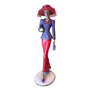 Walk Of Faith Not By Sight Woman Walking Style Fashion Elegant Figurine - Picture 1 of 8