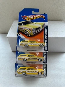 Hot Wheels Lot 3x Custom 66 GTO Wagon HW City Works N87 - Picture 1 of 1