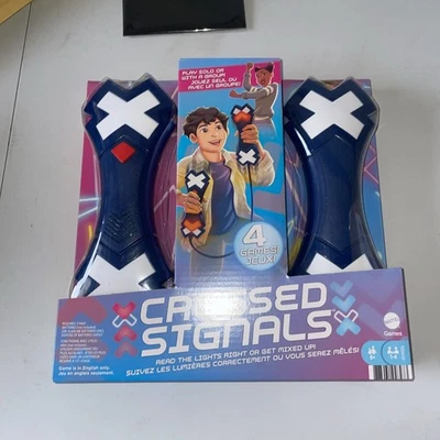 New: Mattel Games 'Crossed Signals' Electronic Game Pair of Talking Light Wands - Image 1 of 2