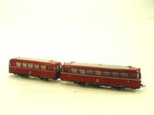 DB Schienenbus mit Beiwagen - Märklin HO Lok 3016 + 4018 - #230 #E - gebr. - Picture 1 of 4