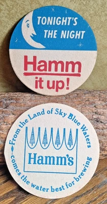 Hamm's Beer Coaster... vintage... St. Paul Mn. Foto 1 de 3