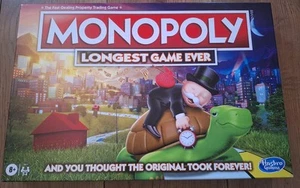 Monopoly : Longest Game Ever Edition - Hasbro (2019) - Complete & VGC - Picture 1 of 10