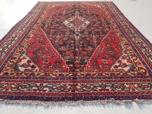 Vintage Handgeknüpfter Traditioneller Orientteppich Wolle Mehrfarbig 309x202cm - Bild 1 von 12