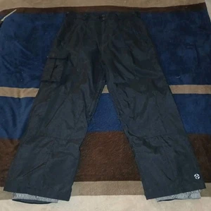 Vision Street Wear schwarze Ski- & Snowboardhose mit Gummibund, Größe L - Bild 1 von 21
