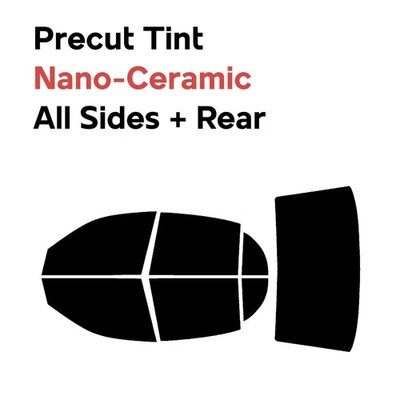 Película de ventana precortada automotriz nano tinte cerámico para Buick Park Avenue 1997-2005 Foto 1 de 4
