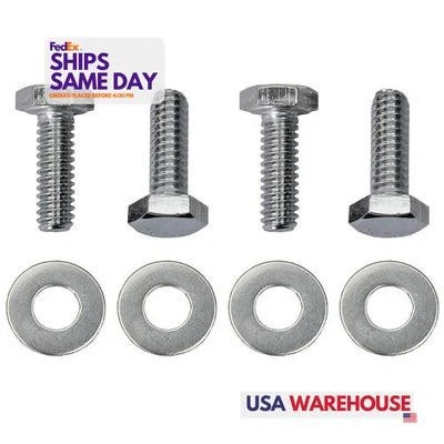 Trans-Dapt 9406, Set of 4 Valve Cover Bolts Steel Chrome Performance Racing Part - Image 1 of 4
