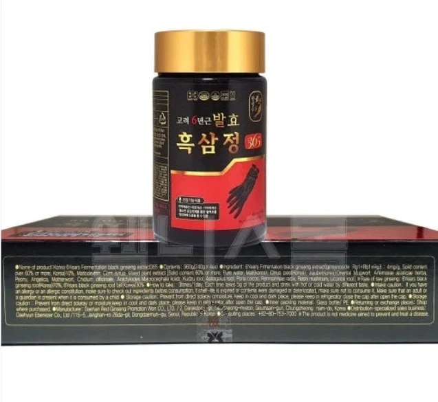 Korean 6 Years Fermented Red Ginseng Extract 365 Saponin,Panax 240g x 1EA +Track - Image 1 of 4
