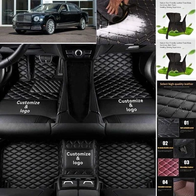For Bentley Mulsanne Car Floor Mats Handmade Liners Anti-Slip Carpets Foto 1 de 4