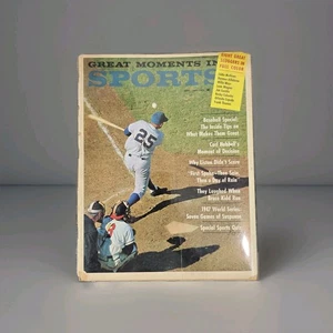Great Moments In Sports Magazine September 1963 Willie Mays Baseball MLB Vintage - Picture 1 of 13