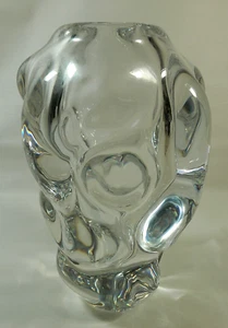 Orrefors Move Vase Designed by Per B Sundberg Sweden Signed Art Glass - Picture 1 of 13