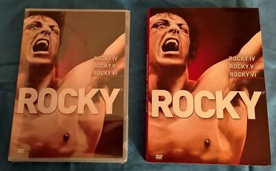 Rocky IV V VI Sylvester Stallone Cofanetto Dvd  Leggi Inserzione - Immagine 1 di 2