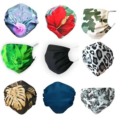 For sale face covering masks, two layers of cotton;size:adult 15 × 18cm 100% c - Image 1 of 3