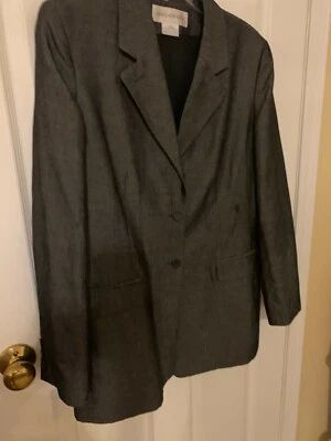 CHAQUETA MUJER JONES NEW YORK NEGRA 3 BOTONES FORRADA TALLA 14 Foto 1 de 4