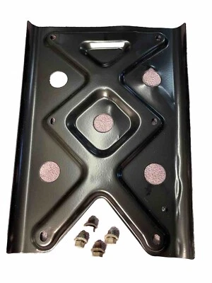 Honda TRX250 1985-87 Fourtrax 250 placa de deslizamiento 50354-HA8-000. Fabricante de equipos originales con herrajes Foto 1 de 4