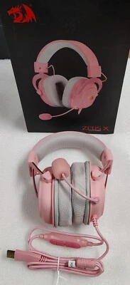 Redragon H510 Zeus-X RGB Gaming Headset Multi-platform 7.1 Surround Sound, Pink - Image 1 of 4