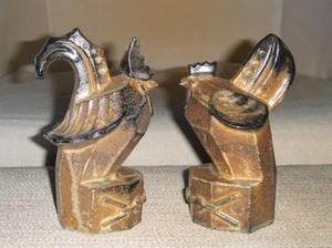 ART DECO VINTAGE PORZELLAHAHN & HENNE HÜHNCHENFIGUREN - Bild 1 von 11