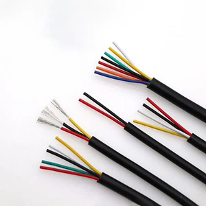 Mehradrige Kabel Litze Leitung 0.12mm² -0.5mm² flexibel schwarz -Stromkabel - Picture 1 of 14