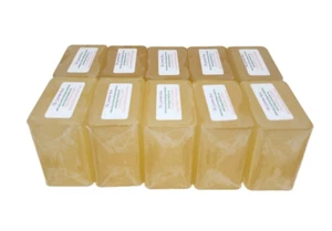 10 lb EXTRA CRYSTAL CLEAR Melt And Pour Pure Glycerin Soap Embeds BULK Wholesale - Picture 1 of 1