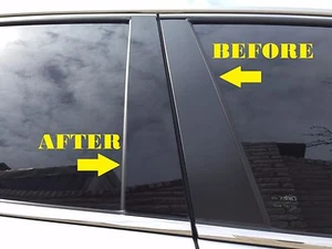 Black Pillar Posts Covers 4PCS Door Trim FOR RAM CREW CAB 2019-2023 - Bild 1 von 4