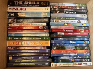 LOT 60 OF Movies DVD - Blu-Ray Mixed Genres NEW USED FREE SHIP!! - Picture 1 of 7