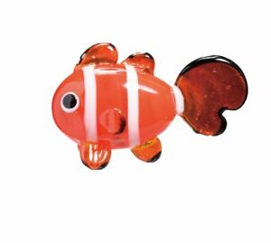 NEW Kawada NF-054 Nano Friends - CLOWN FISH - Collectible,Stackable,Solid Glass.