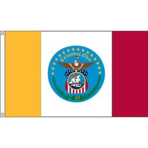 Bandera de nailon Columbus City 5'x8' - Imagen 1 de 1