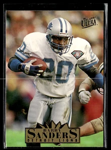 1995 Ultra 107 Barry Sanders Detroit Lions - Picture 1 of 2