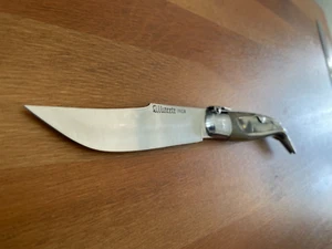 4.5” Spanish Navaja Teja Albacete Inox Pocket Knife Genuine Bull Horn Scales - Picture 1 of 11