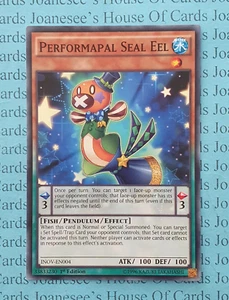 INOV-EN004 Performapal Seal Eel Yu-Gi-Oh Card 1st Edition New - Picture 1 of 4