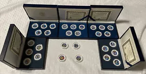 5x 5 Colorized Statehood Quarters Special Edition/ Collectors Coins (2001-2008) - Picture 1 of 12