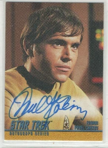 STAR TREK THE ORIGINAL SERIES SEASON 3 A62 WALTER KOENIG AS CHEKOV AUTOGRAPH - Picture 1 of 1