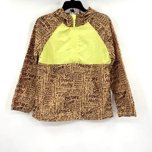 Target Black History Month Kids Brown & Neon Yellow Hoodie Size Medium  - Picture 1 of 6
